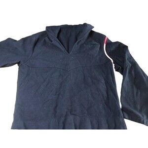 Vintage Naval Clothing Factory Shirt Top Blue Navy Cracker Jack Men USN